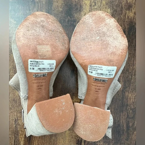 SCHUTZ | ladies peep toe sling back shoe.  Size: 8.5B - Picture 10 of 16